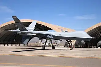 De eerste MQ-9 Reaper in Creech AFB (2007)