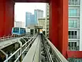 Metromover in het First Street Station