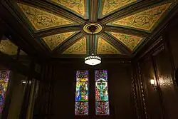 Plafond van een van de kapellen