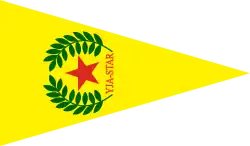 Voormalige vlag van de YJA-STAR