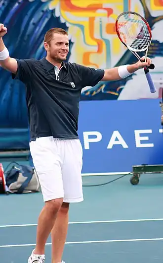 Fish op het ATP-toernooi van Delray Beach in 2009