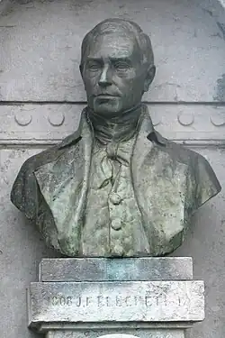 Buste van Jean-François Fléchet, deel van de Fléchet-fontein (1908)