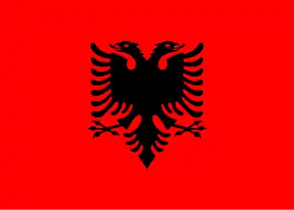 Vlag van Albanië