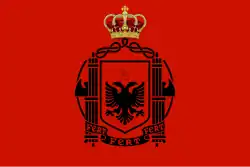 Vlag van het Italiaans protectoraat Albanië (1939–1943)