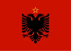 Vlag van de Volksrepubliek Albanië