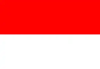 Rode-witte vlag van de Elzas