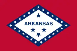 ? Vlag van Arkansas