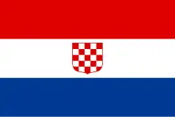 ? Vlag van de Banovina van Kroatië (1939-1941)