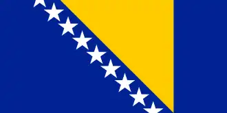 Vlag van Bosnië en Herzegovina