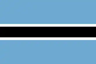 Vlag van Botswana