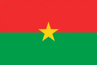 Vlag van Burkina Faso
