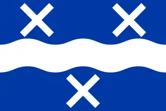 Vlag van de gemeente Cromstrijen