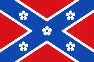 Vlag van Frasnes-lez-Anvaing