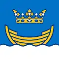 Vlag van Helsinki (Finland)