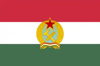Vlag van de Volksrepubliek Hongarije