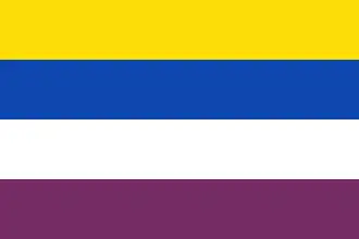 Vlag van Montigny-le-Tilleul