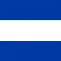 De stadsvlag van Muiden voor 1595