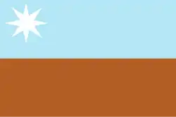 Vlag van Murrawarri Republiek.