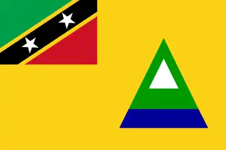 Vlag van Nevis