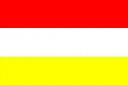 Vlag van de vereniging De Oeteldonksche Club van 1882