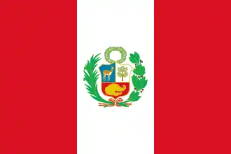 Vlag van Peru (1825-1950)