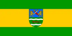 Vlag van provincie Požega-Slavonië in Kroatië
