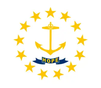 ? Vlag van Rhode Island