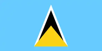 Vlag van Saint Lucia