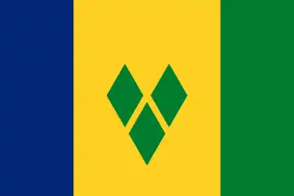 Vlag van Saint Vincent en de Grenadines