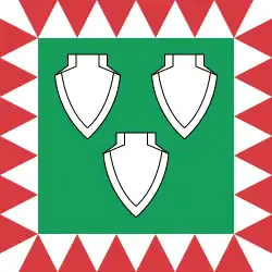 Vlag van de gemeente Saku