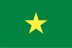 ? Vlag van Senegal voor de onafhankelijkheid, ook wel Frans-Senegal (1958-1959)