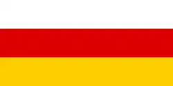 Vlag van Zuid-Ossetië