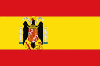 Vlag van Spanje (2 feb. 1938 - 10 okt. 1945)