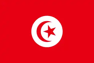 Vlag van Tunesië (1881-1959)