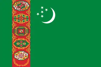 Vlag van Turkmenistan
