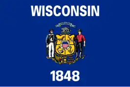 ? Vlag van Wisconsin