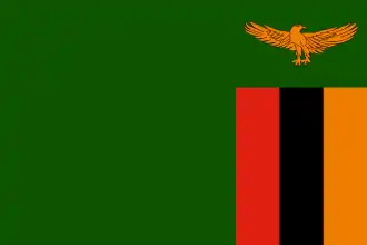 Vlag van Zambia (1964-1996)