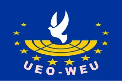 ? Vlag van de Vergadering van de West-Europese Unie.