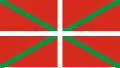 Vlag van Baskenland gemaakt door Sabino Arana en Luis Arana in eerste instantie voor Biskaje in 1894.