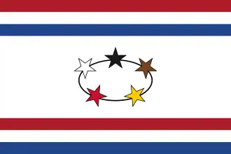 Vlag van de Gouverneur van Suriname (1966-1975)