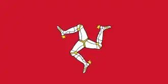 Vlag van het eiland Man