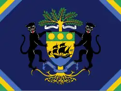 ? Vlag van de president van Gabon