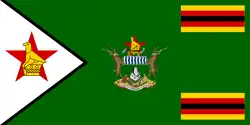 Vlag van de president van Zimbabwe.