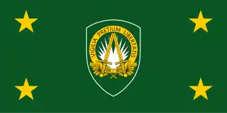 De vlag van de Opperbevelhebber van de NAVO