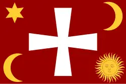 Vlag van de Zaporozka Sitsj.