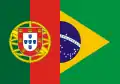 Portugees (vlag van Portugal en vlag van Brazilië)