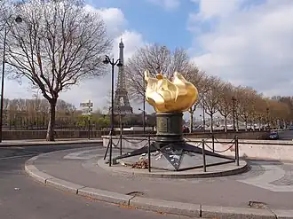 Place Diana en Vrijheidsvlam