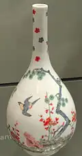 Vogel, pijnboom, prunus, Kakiemon style, ca. 1730, Gardiner Museum