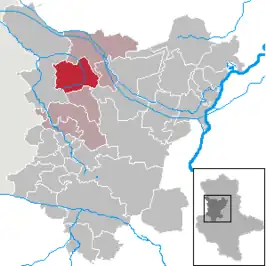 Kaart van Flechtingen