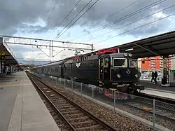 Langeafstandstrein opweg naar Stockholm.